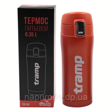Термос - кружка Tramp 0,35 л оранжевый TRC-106-orange