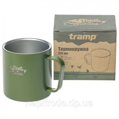 Термокружка Tramp 375 мл TRC-098 оливковая