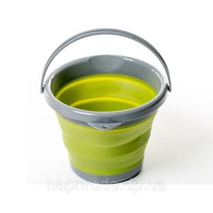 Ведро складное силиконовое Tramp 5L olive TRC-092-olive